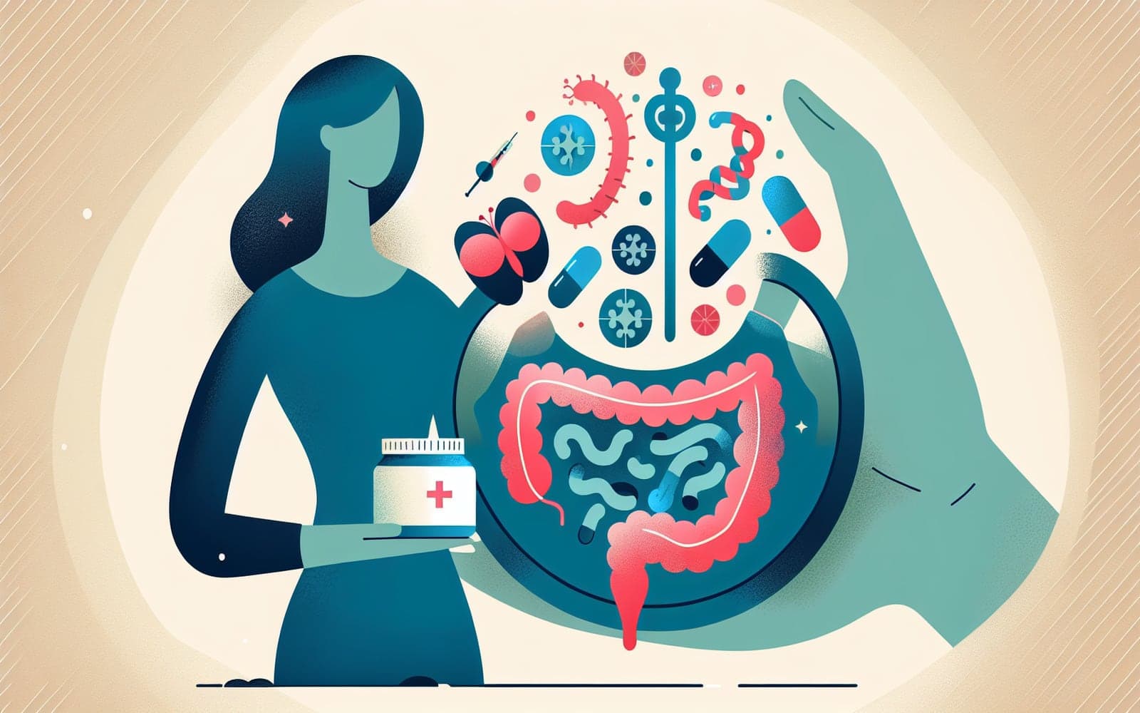 Antibiotic treatment targeting chronic bacterial prostatitis, focusing on fluoroquinolones such as ciprofloxacin and levofloxacin to effectively penetrate prostate tissue.