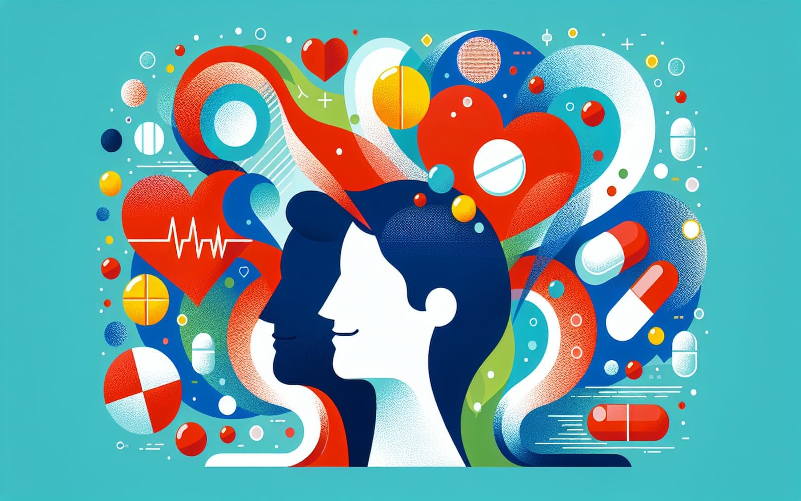 Statins and aspirin are used to manage heart health by lowering cholesterol and thinning blood, respectively, thus reducing the risk of heart attacks and strokes.