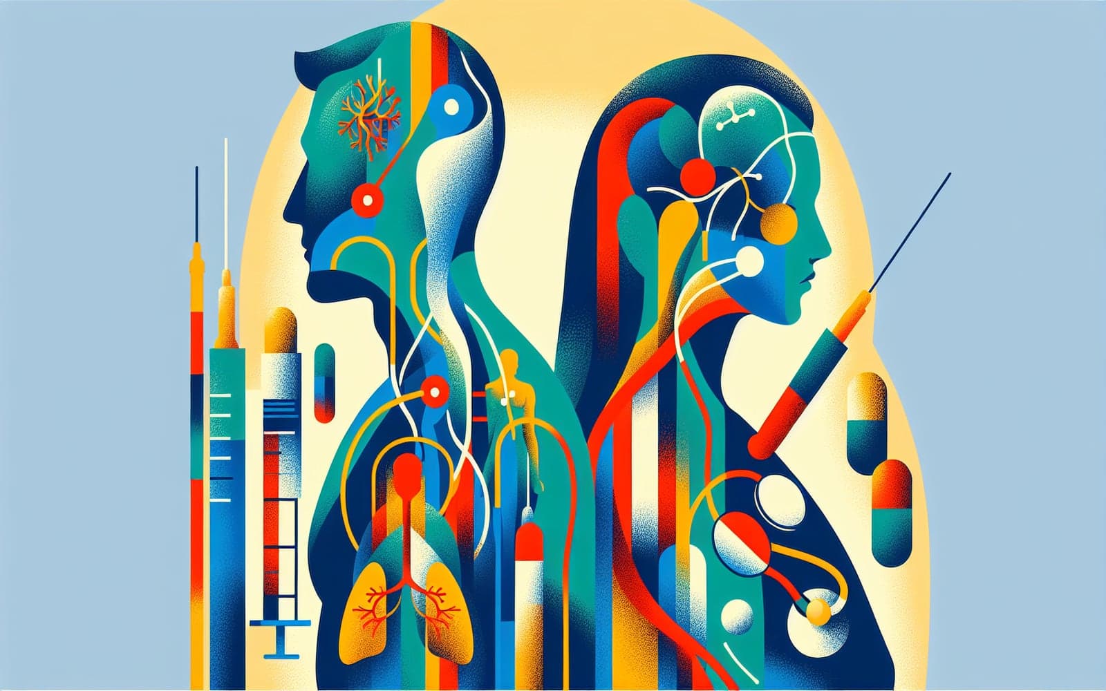 Factors increasing the risk of myopathy due to drug interactions, especially with medications like statins, glucocorticoids, and antimalarials.