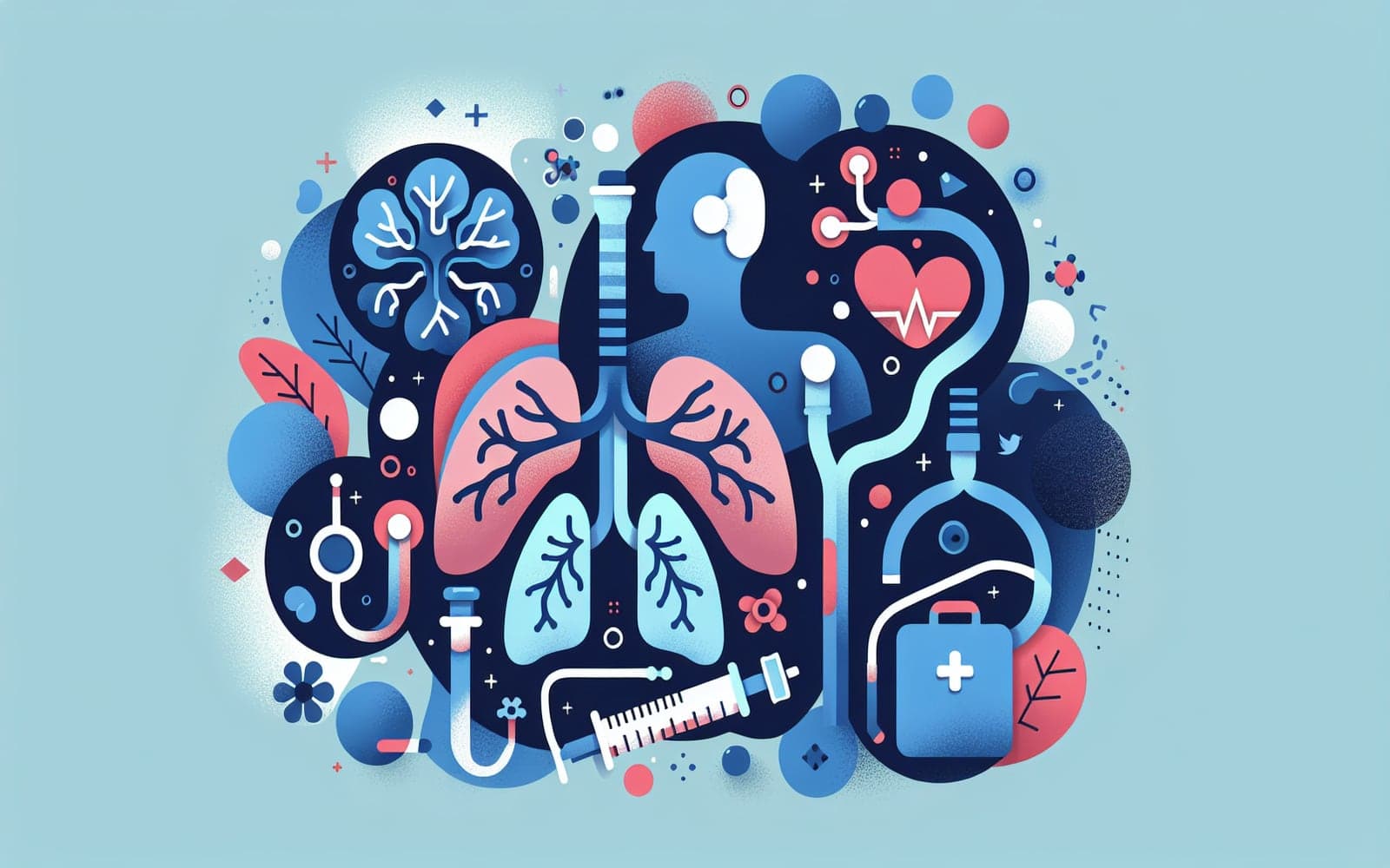 A lung infection caused by inhaling food, liquid, or vomit into the lungs. Risk factors include age, neurological disorders, certain medications, and medical treatments.