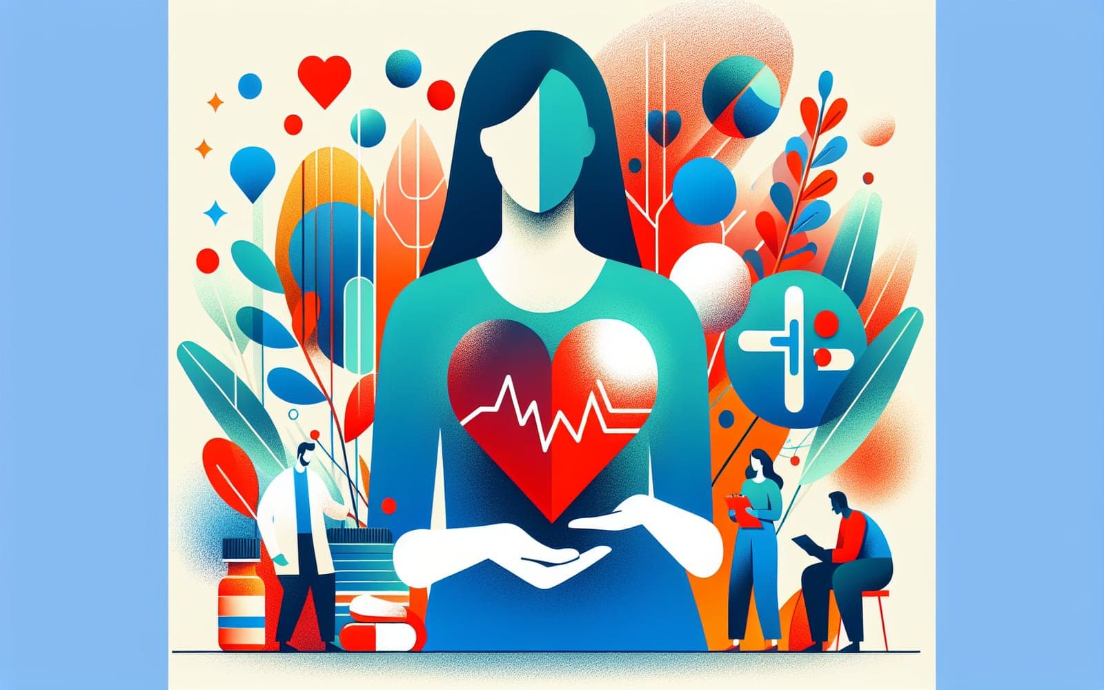Thyroxine (T4) treatment for hypothyroidism, aimed at normalizing thyroid hormone levels to improve heart function and overall health.