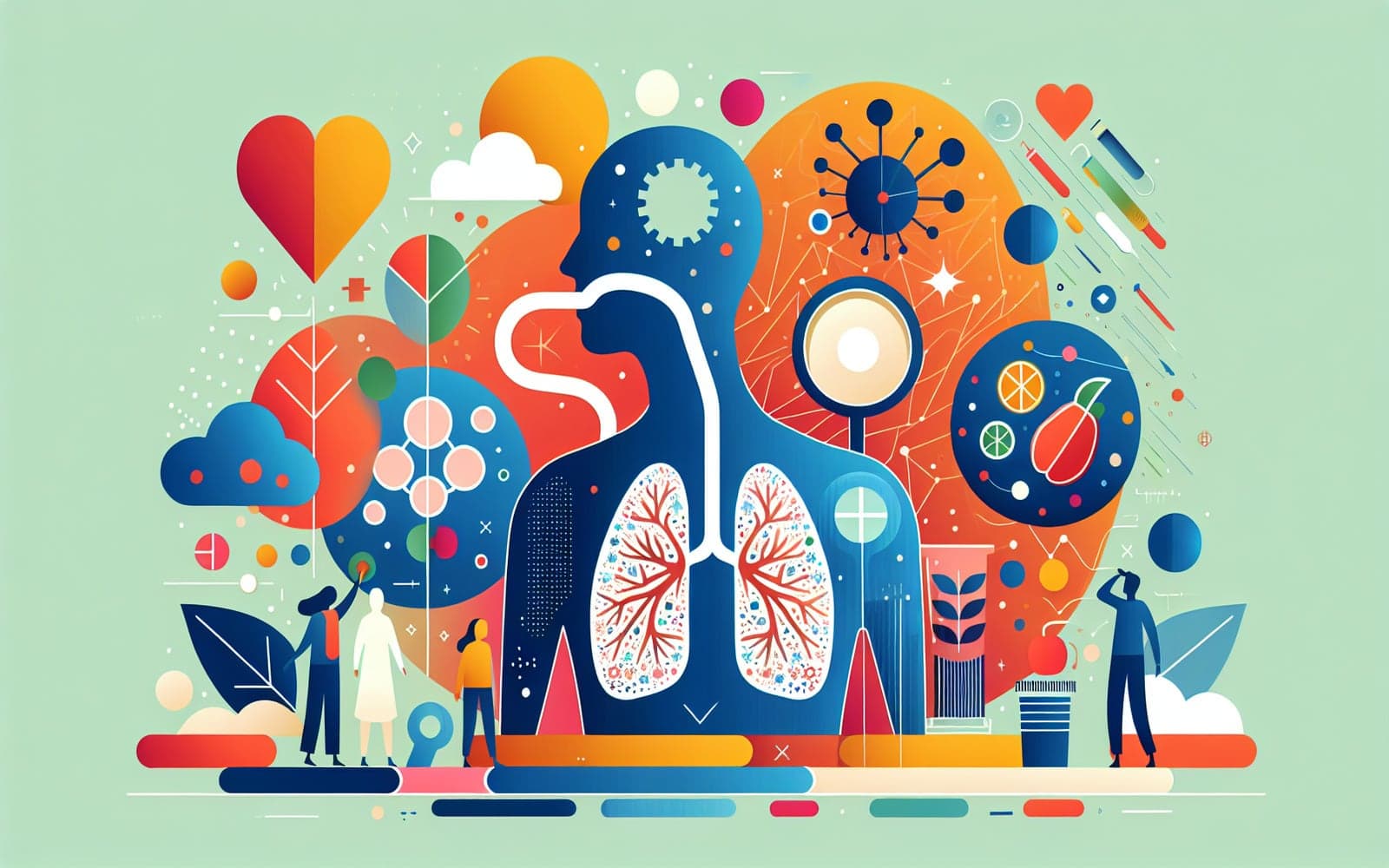 Asthma is a chronic condition characterized by inflammation of the airways, leading to episodes of wheezing, breathlessness, chest tightness, and coughing. Diet may play a role in managing symptoms.