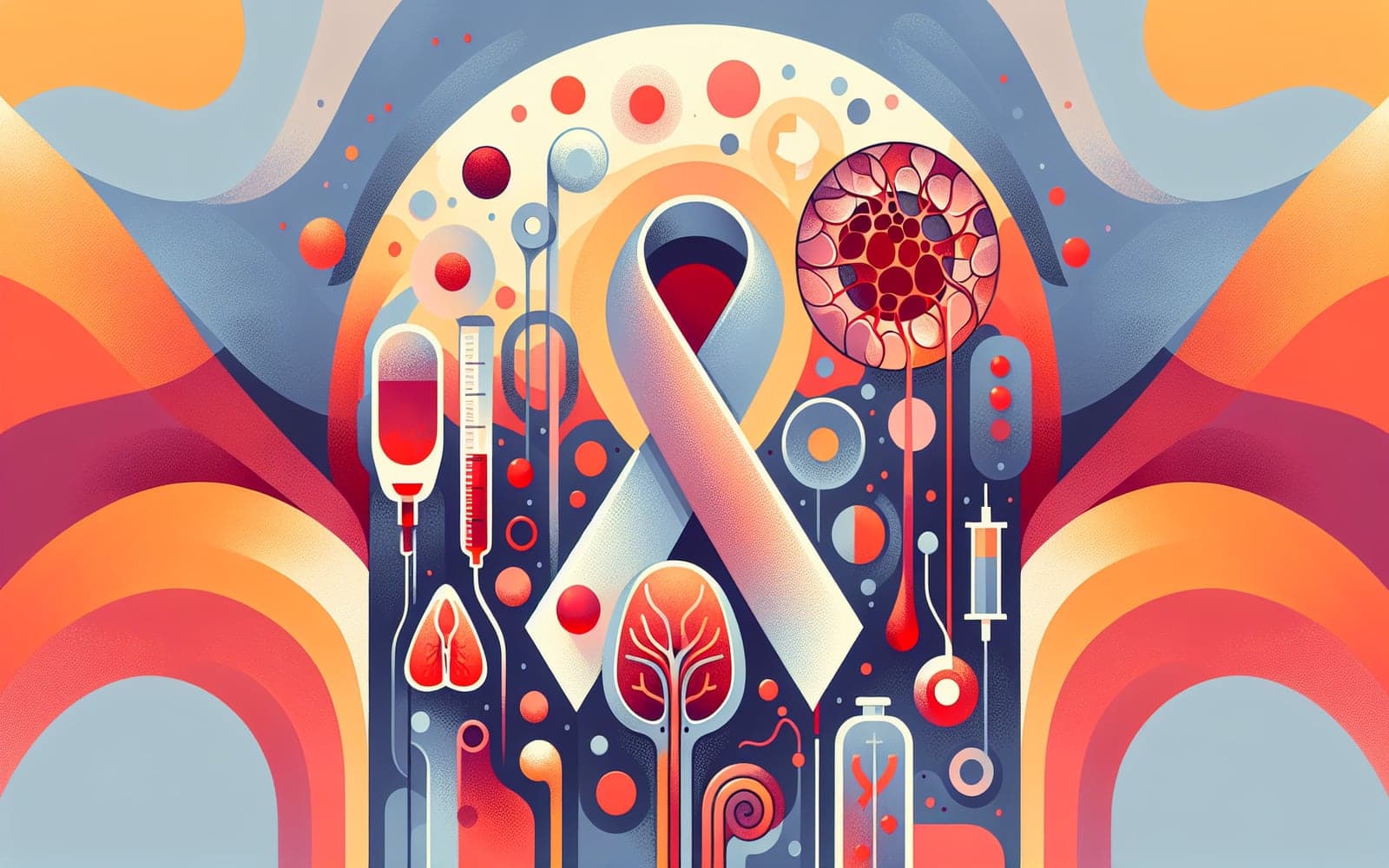 Chronic Myeloid Leukemia (CML) is a blood cancer characterized by the overproduction of immature white blood cells due to a genetic change called the Philadelphia chromosome.