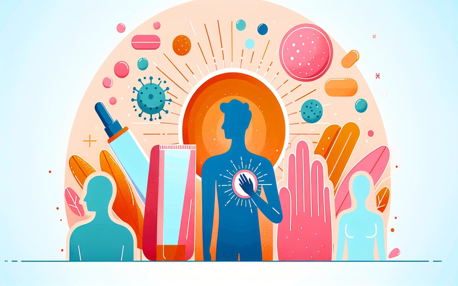 Atopic dermatitis is a chronic skin condition that can increase the risk of autoimmune disorders like alopecia areata and rheumatoid arthritis, as well as psychiatric concerns such as depression and anxiety.