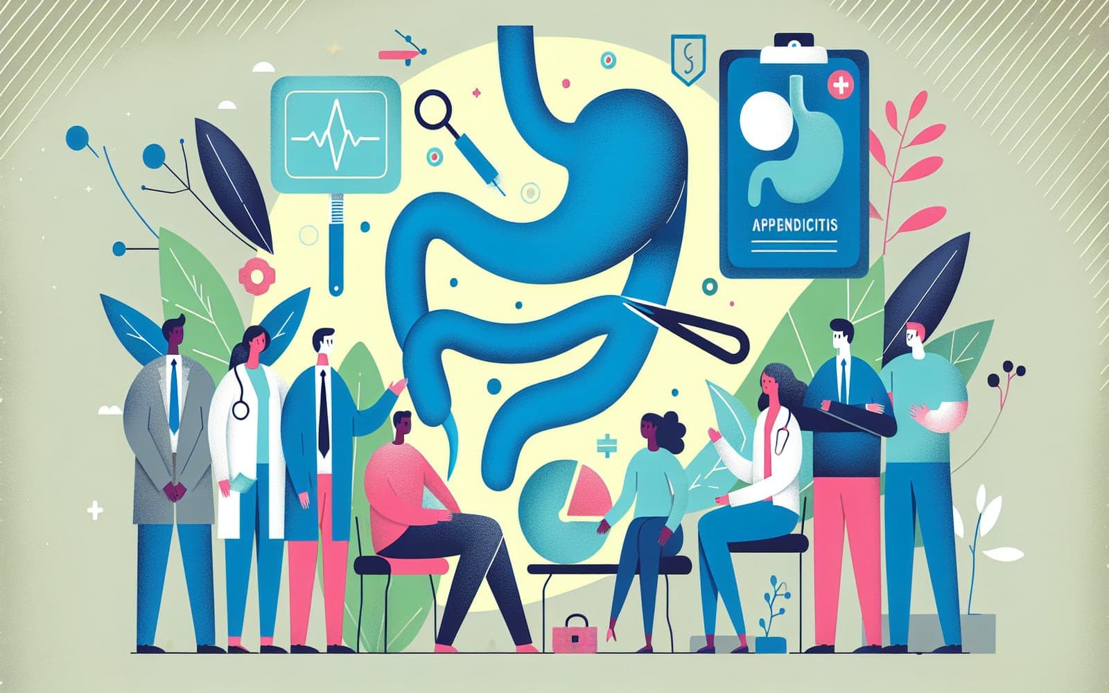 Acute appendicitis is the inflammation of the appendix, often presenting with abdominal pain, nausea, vomiting, and fever. It is a common surgical emergency requiring prompt treatment.