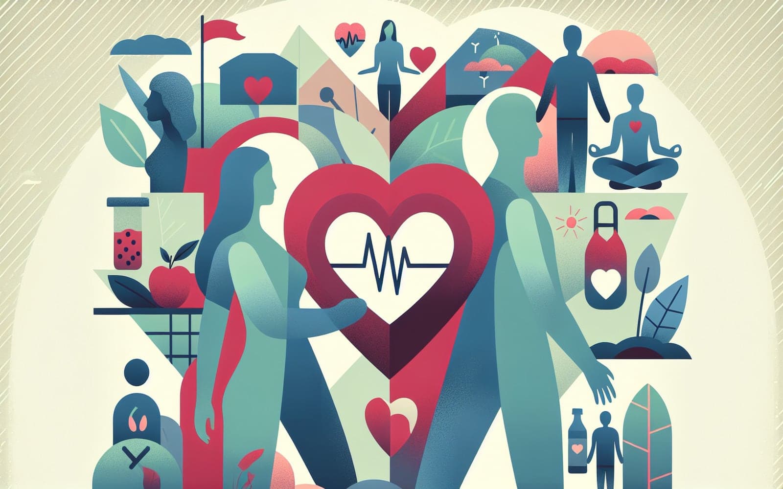 Heart palpitations are feelings of having a fast-beating, fluttering, or pounding heart. Often triggered by lifestyle factors such as caffeine, alcohol, nicotine, and stress.
