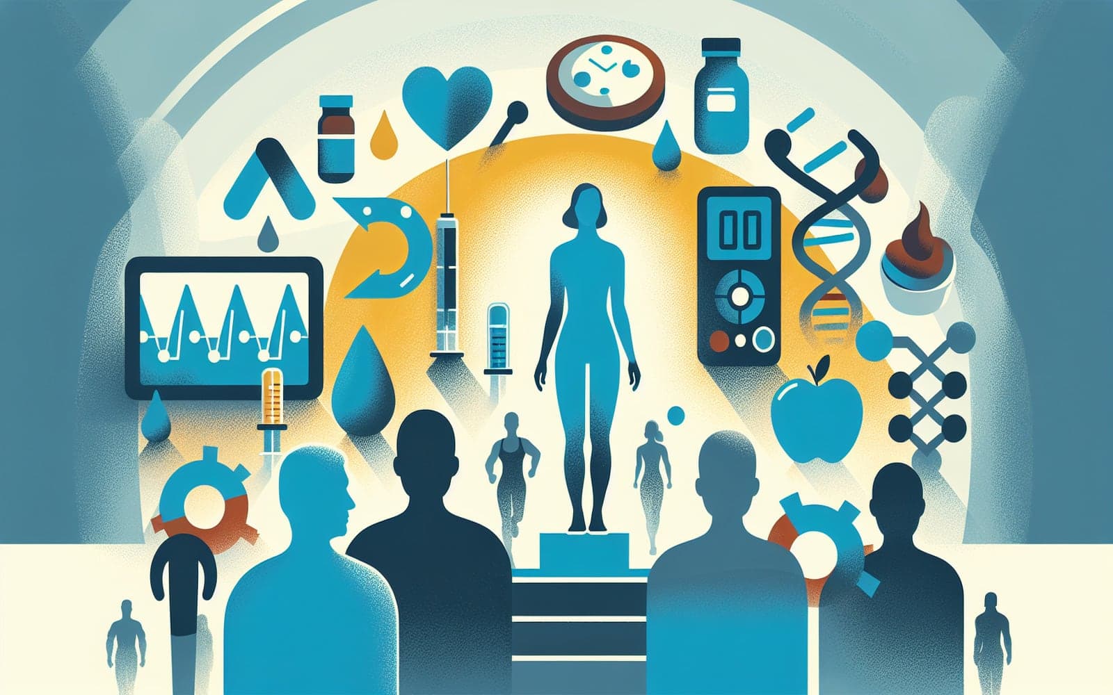 Medical Nutrition Therapy (MNT) is a personalized dietary plan aimed at managing type 1 diabetes by focusing on individual medical, lifestyle, and personal factors to effectively control blood sugar levels.