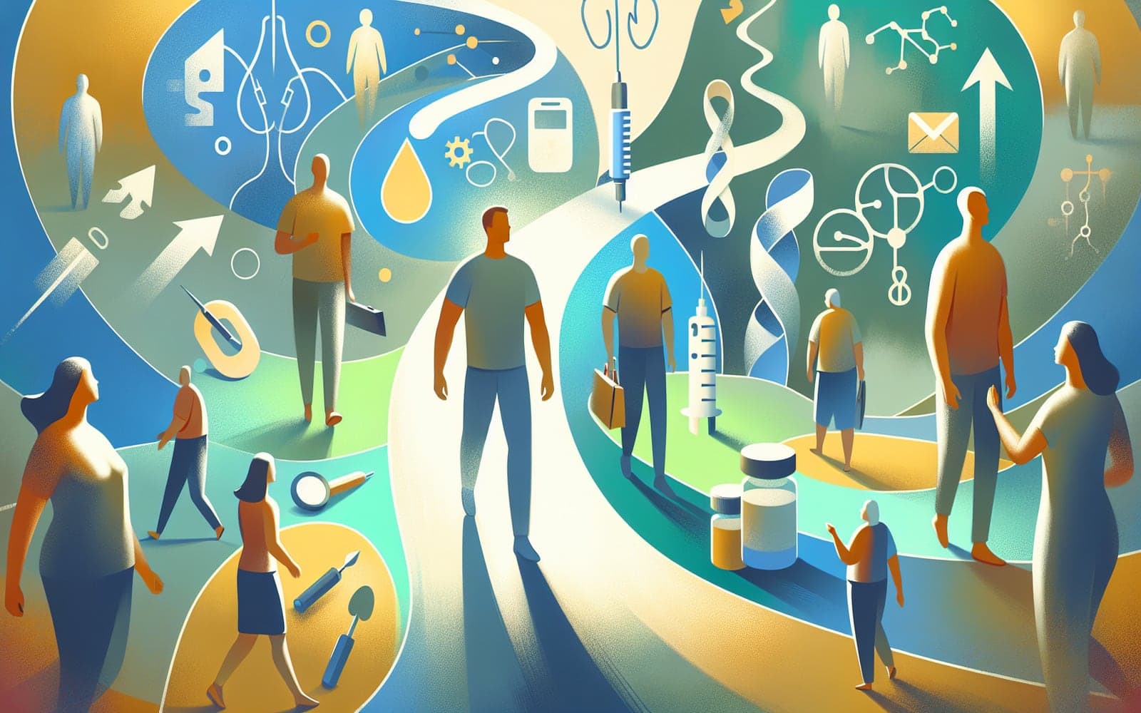 Type 1 diabetes is a chronic condition where the pancreas produces little or no insulin. Effective management includes blood sugar control, blood pressure regulation, and cholesterol monitoring to prevent complications.