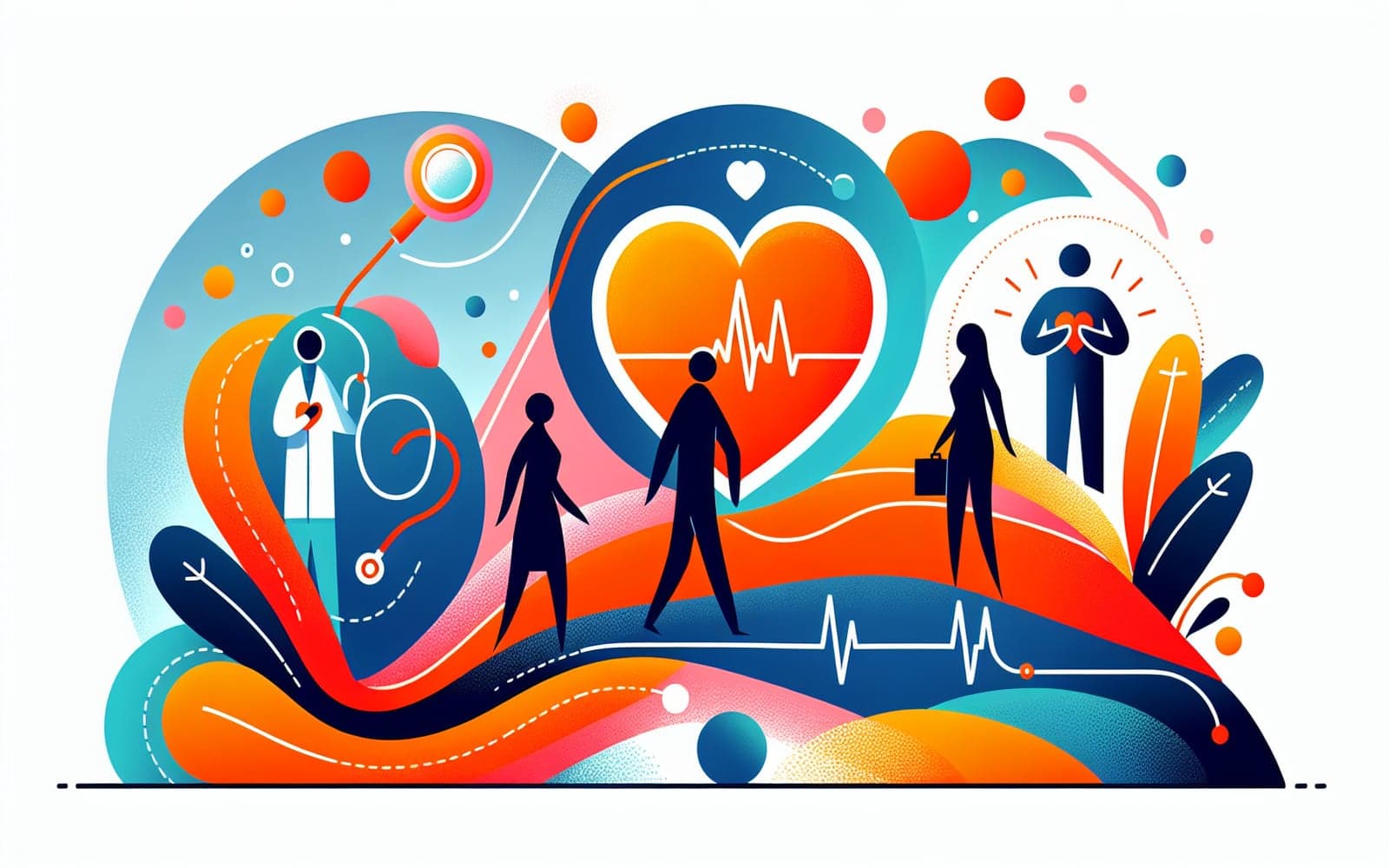 Ambulatory ECG is a diagnostic test used to monitor heart rhythm disorders over an extended period, aiding in the early detection and prevention of heart-related issues.