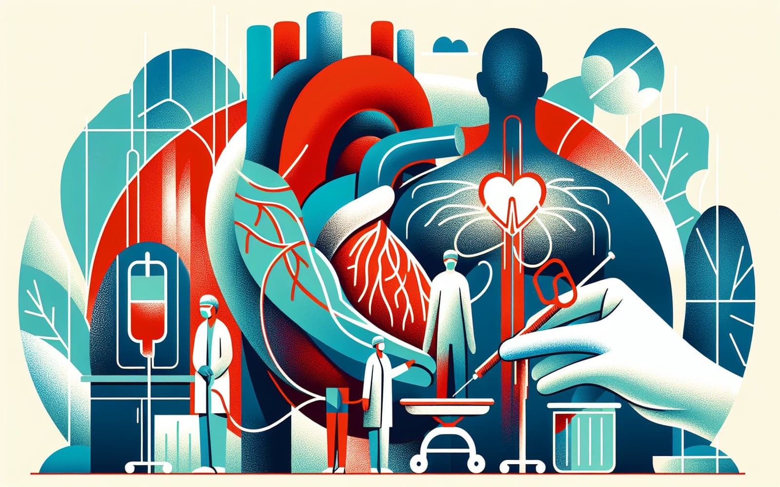 Managing anticoagulation during surgical procedures to balance the risks of thrombosis and hemorrhage.