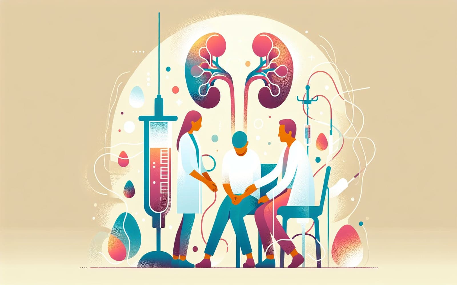 A condition where diabetes leads to kidney damage, requiring effective management strategies such as SGLT2 inhibitors and ACE inhibitors.