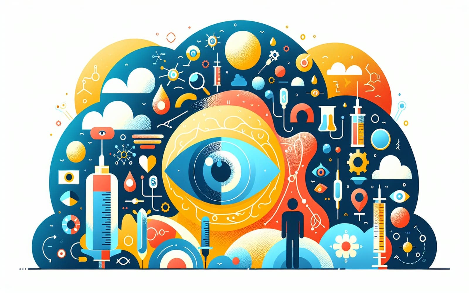 An overview of research studies on diabetic retinopathy, focusing on early detection and the impact of intensive insulin therapy on disease progression and management.