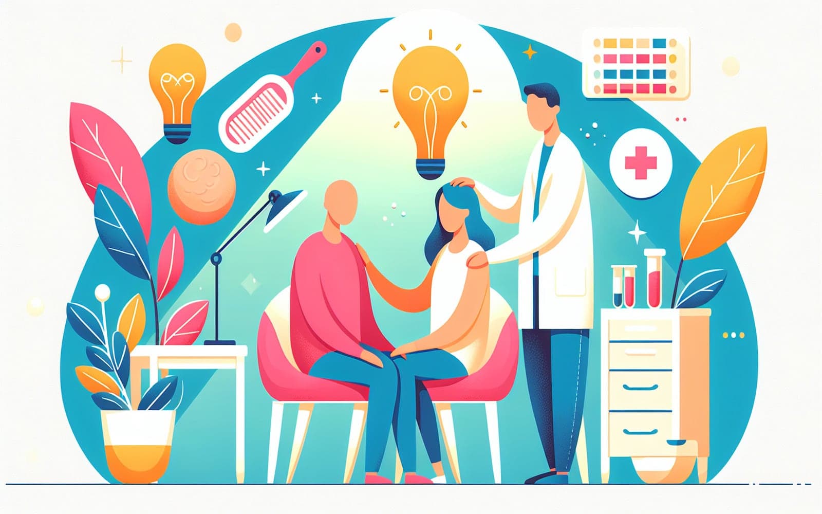 Alopecia areata is an autoimmune disorder characterized by patchy hair loss on the scalp and other areas of the body. Treatment options vary based on the severity of hair loss.