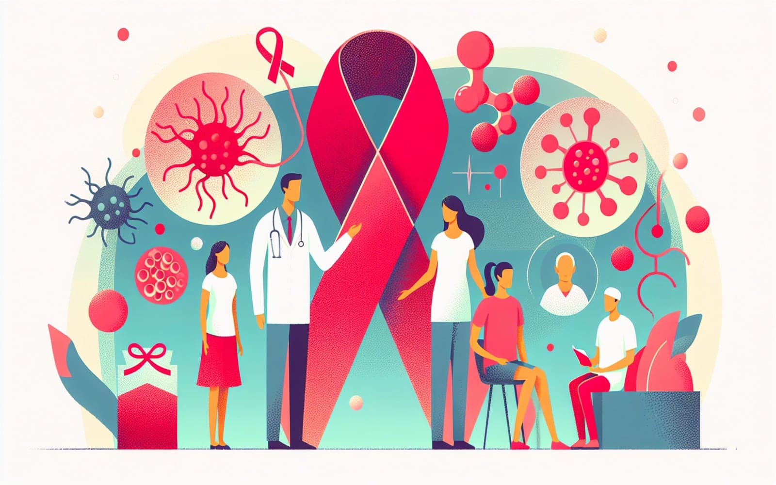 Acute Myeloid Leukemia (AML) is a type of blood cancer characterized by rapid growth of abnormal white blood cells. Key symptoms include fatigue, weakness, and easy bruising.