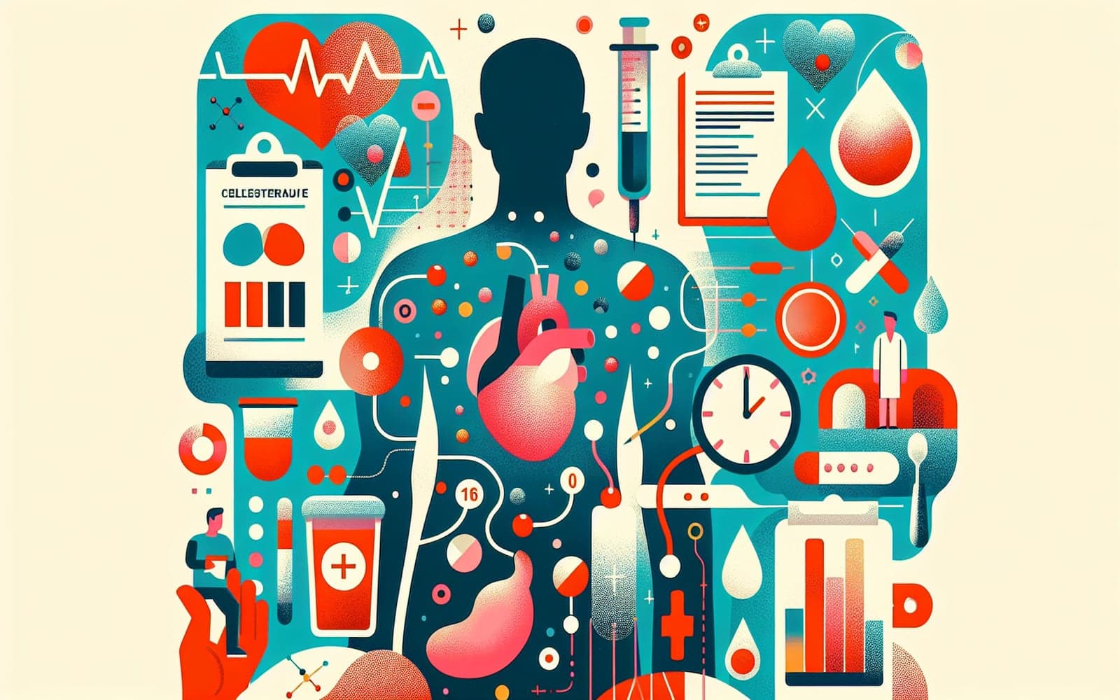 Dyslipidemia characterized by abnormal lipid levels in the blood due to secondary conditions such as diabetes, liver, and kidney complications.