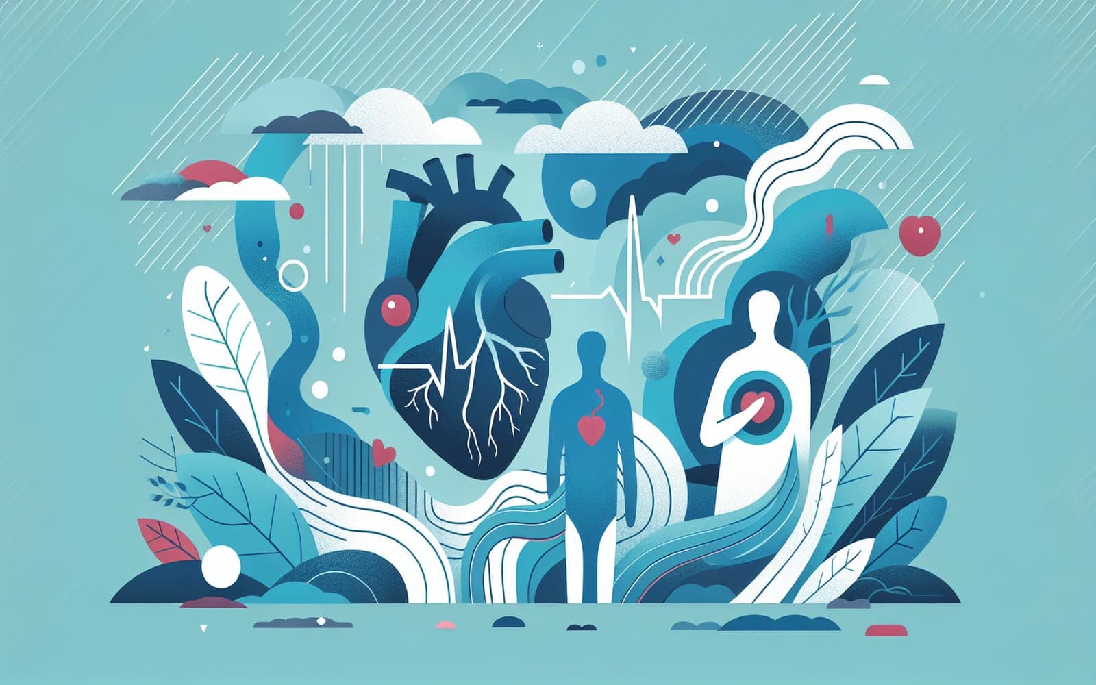 Heart disease refers to various types of heart conditions, including coronary artery disease, heart attacks, and strokes, which impact overall cardiovascular health.