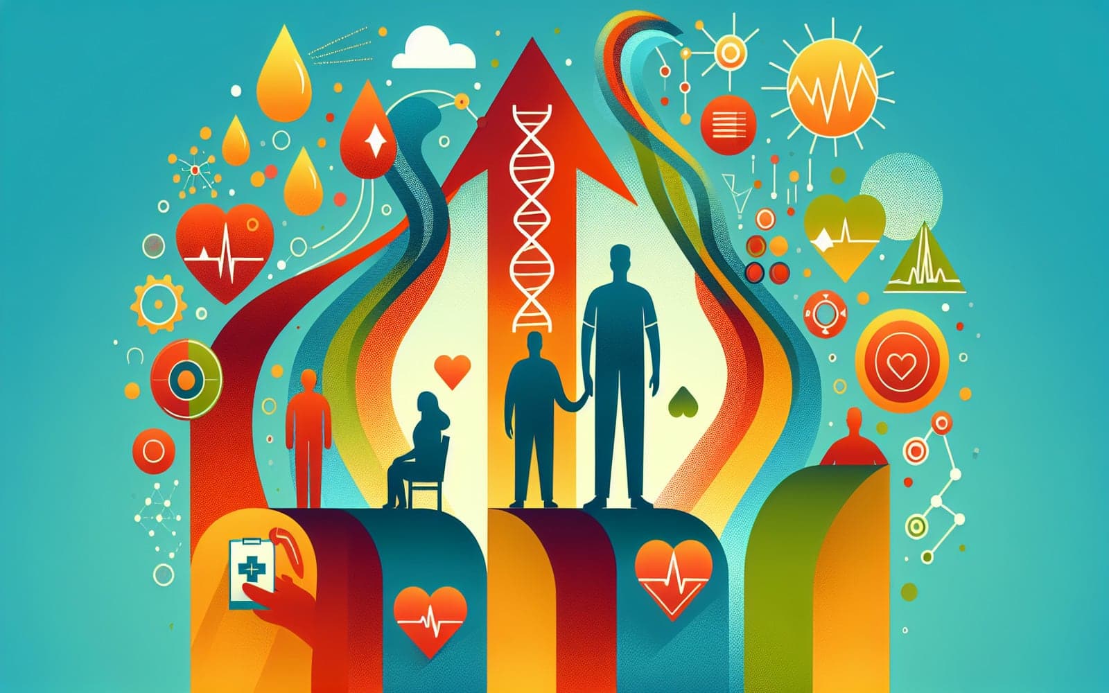 Familial hypercholesterolemia (FH) is a genetic condition resulting in high levels of LDL cholesterol, increasing the risk of heart disease and atherosclerosis.