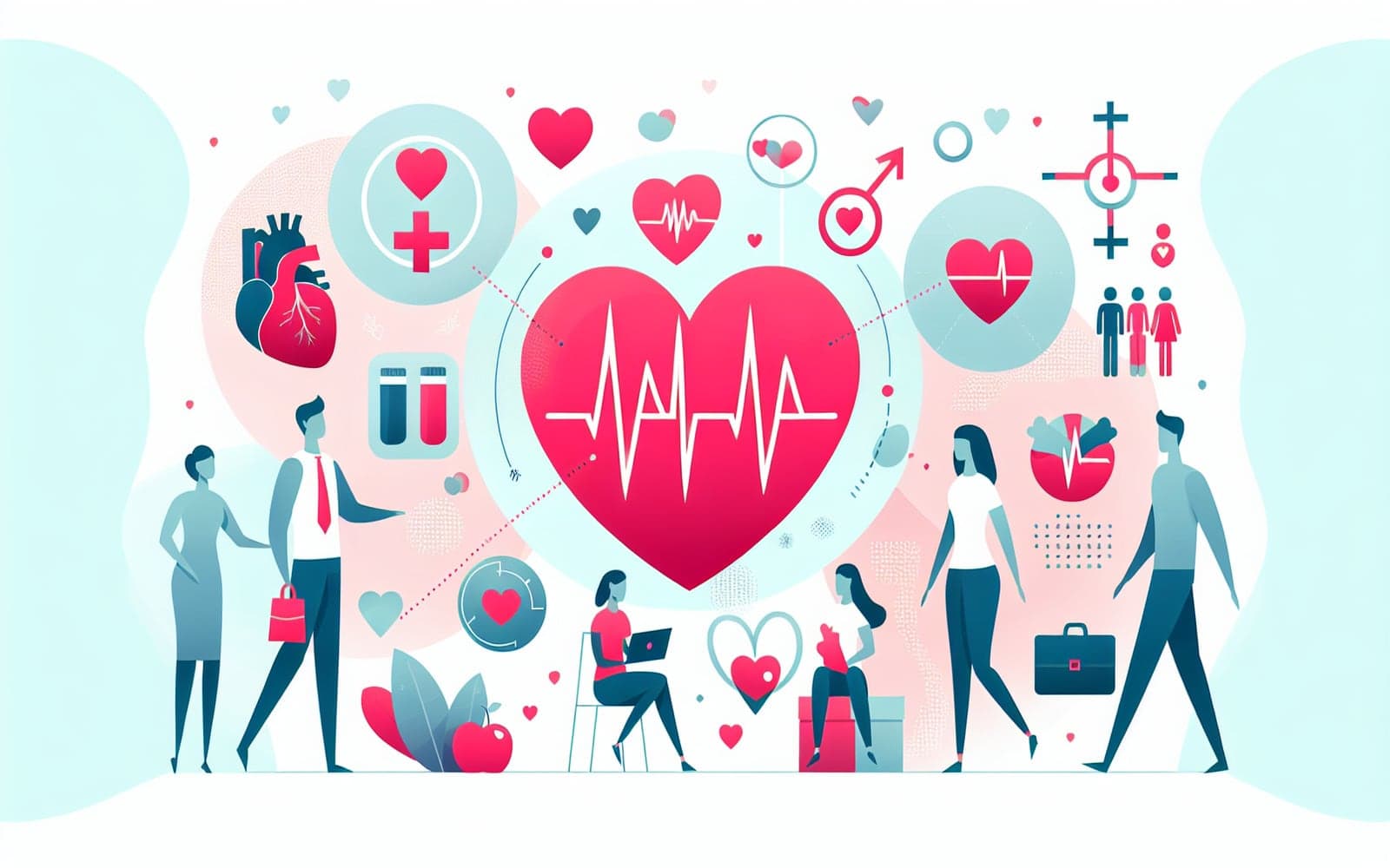 Coronary heart disease affects women differently, with unique symptoms such as fatigue, nausea, and shortness of breath. Women often have higher comorbidities, including diabetes and hypertension, complicating diagnosis and treatment.