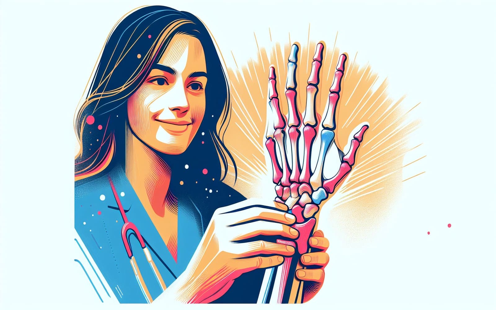 A metacarpal neck fracture is a break in the neck of the metacarpal bone, commonly caused by punching or direct trauma.