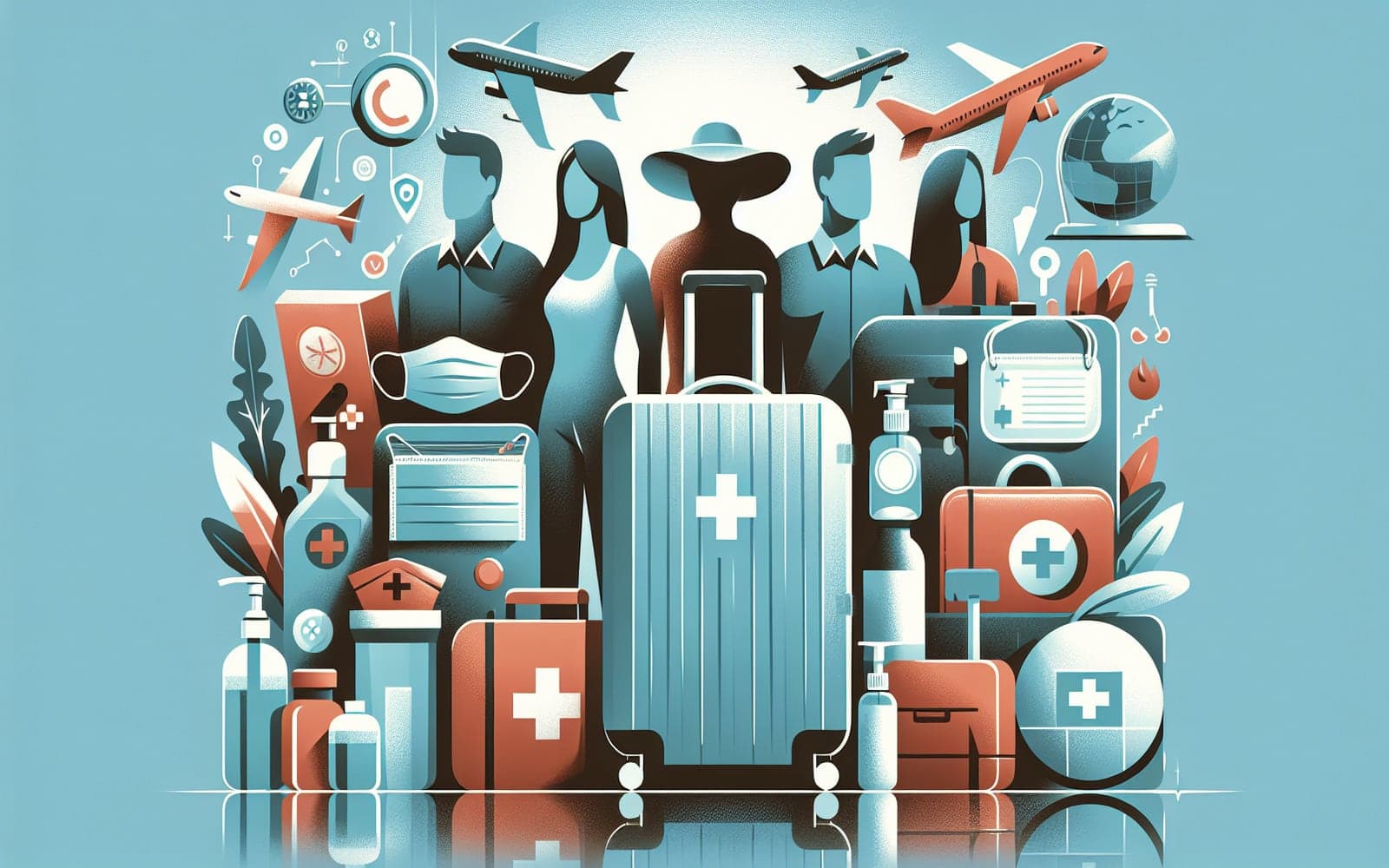 Guidelines and preventative measures for travelers to minimize health risks during trips, including vaccinations and pretravel health consultations.