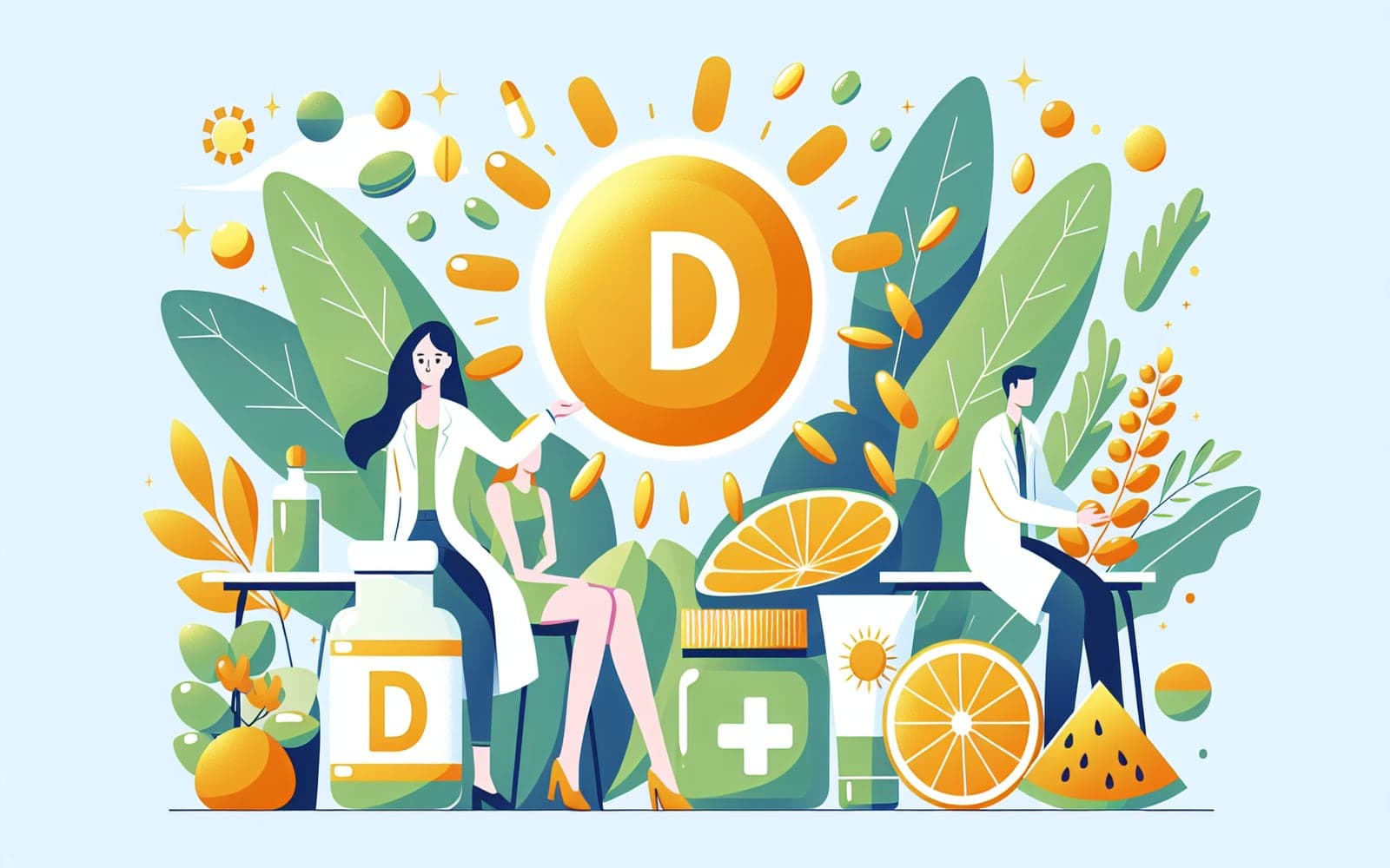 A comprehensive plan to boost vitamin D levels using sunlight, diet, and supplementation.