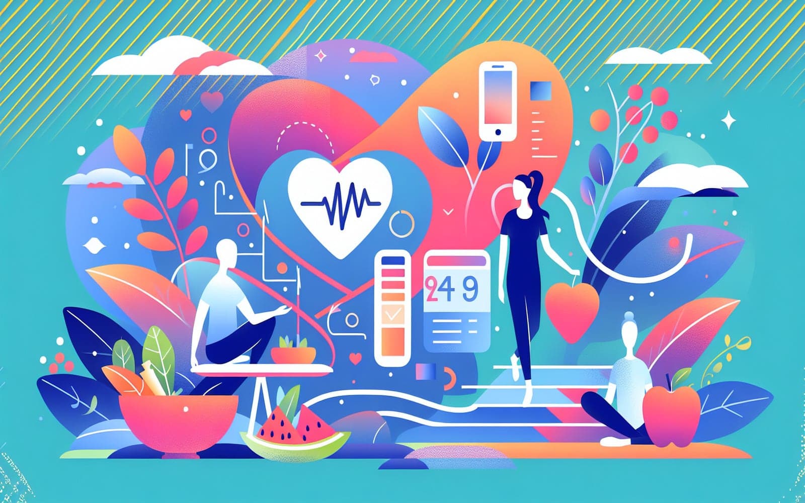 Hypertension, or high blood pressure, is a condition that can be managed through lifestyle changes such as diet modification and physical activity, particularly in older adults.