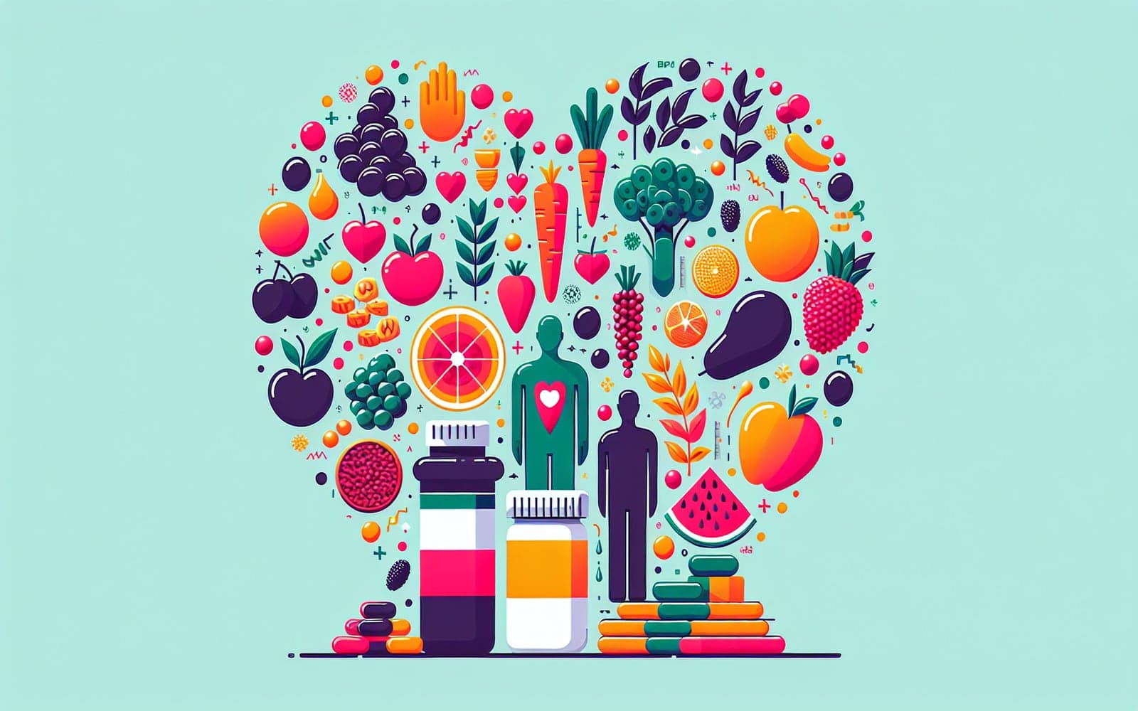 A collection of superfoods known for their cholesterol-lowering properties, including nuts and soy-based products.