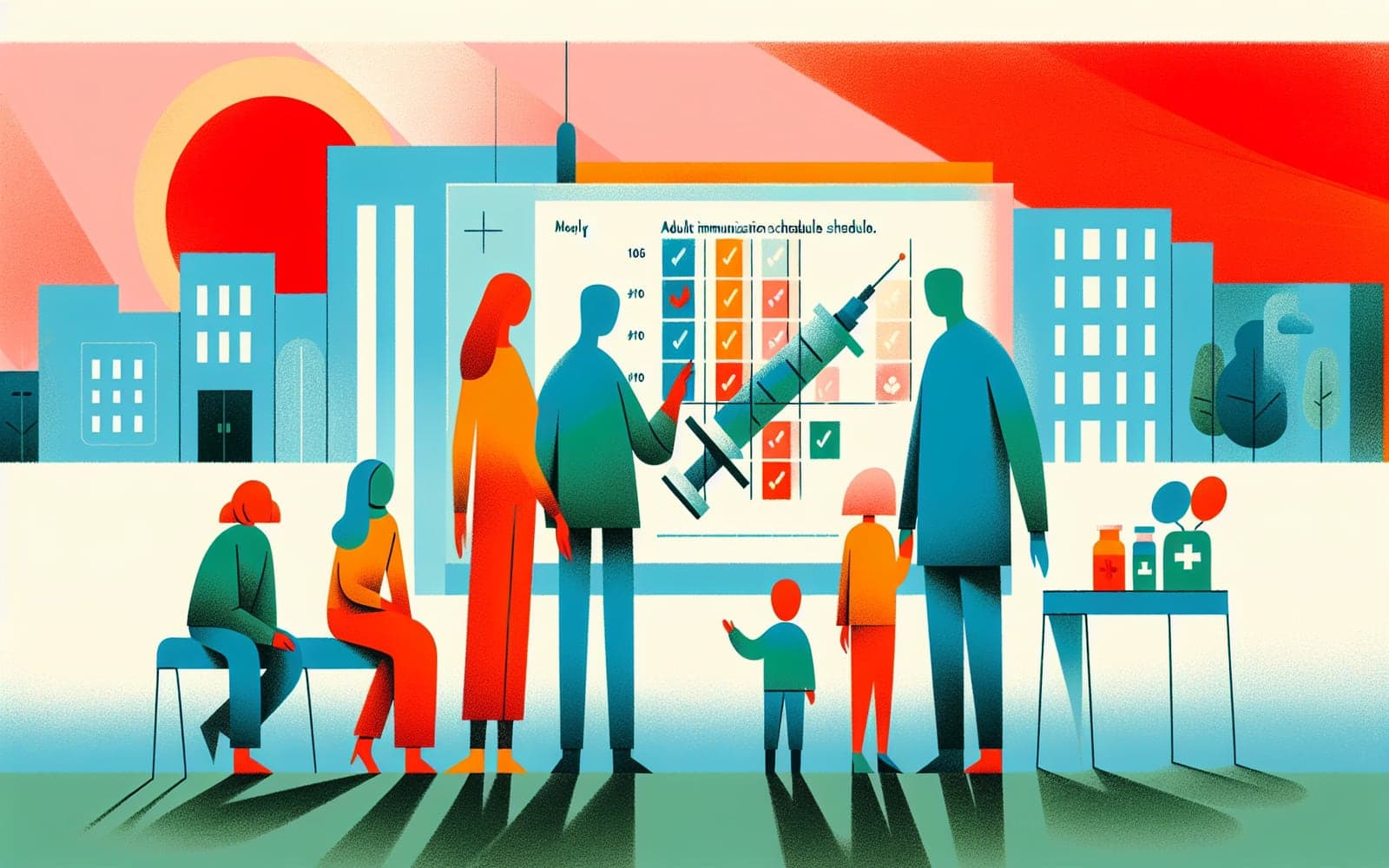 The adult immunization schedule is a guideline developed by the ACIP to ensure timely vaccine administration for disease prevention.