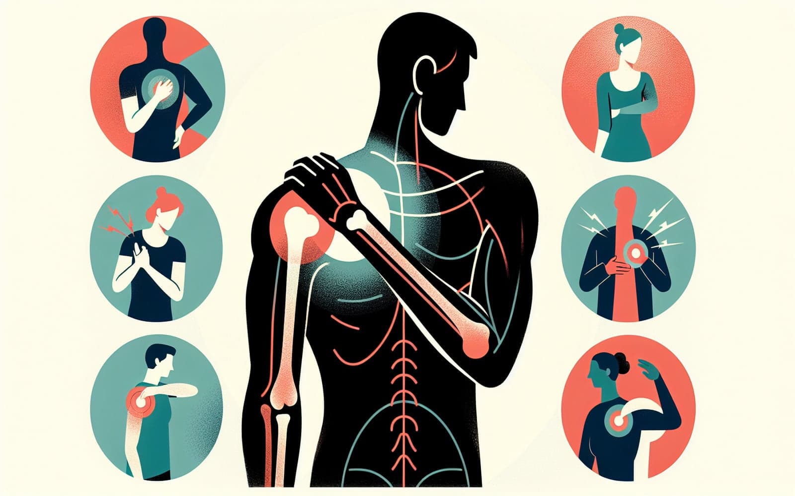 Shoulder pain is a common issue that can result from various risk factors including age, repetitive overhead activities, and medical conditions such as arthritis and diabetes.