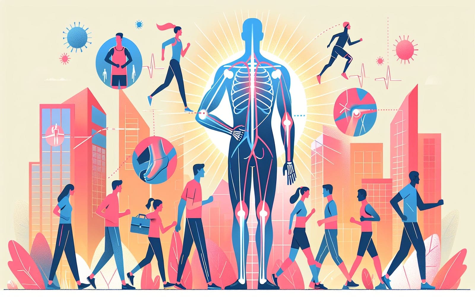 This schema outlines the various risk factors associated with running injuries, including intrinsic factors like anatomy and past injuries.